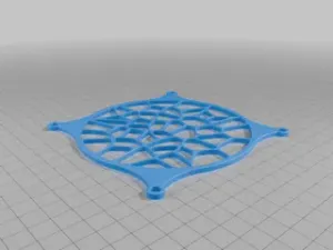 Voronoi pattern fan grill 120mm