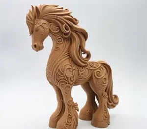 Fantasy Clydesdale Statue