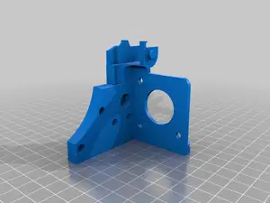 Shortest Filament Path Drive for Ender 3 + Bondtech BMG Direct Drive + E3D V6 Gantry Toolhead Mount With Cable Drag Chains