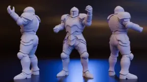 Platinum Golem - Large Construct (DND / TTRPG)