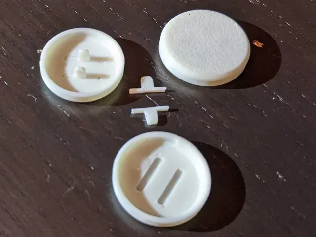 Better Printed Arcade Button Kailh Choc V1 Low Profile (legs don't break)