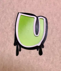 Graffiti Alphabet - Letter 'U'