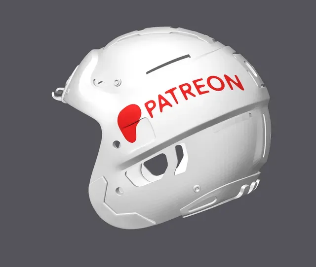 New York Giants Football Helmet - Current w/Stripe — Фото 3 из 3