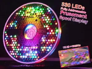 Prusament CORE Matrix - Fully Addressable LED Hexagonal Display With Over 300 Pixels