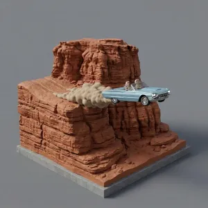 Iconic Movie Moments - Thelma and Louise - The Final Scene - 1991