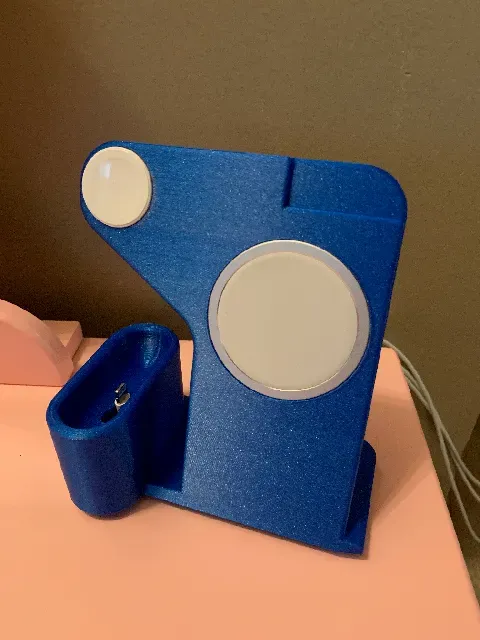 New Version: 3 in 1 Apple iPhone Magsafe Charger with Apple Watch and Airpod charger — Image 3 of 8