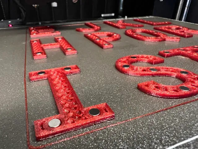 Magnetic Letters - Refrigerator Alphabet Magnets — Image 2 of 6
