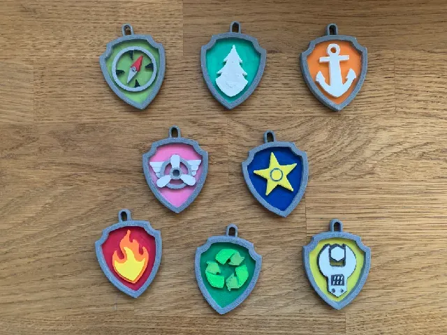 Paw Patrol Pup Tags
