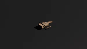 Stylized Voxel Wild Axolotl - Low Poly Cute Amphibian