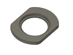 VW Beetle Metal Dash Conversion Latch Escutcheon for Glove box Door