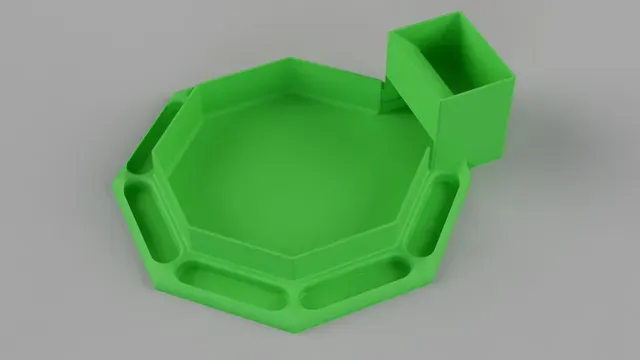 Octagonal Dice Tray with Built-in Dice Tower — Фото 2 из 4