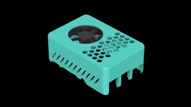 Hazi's Raspberry Pi 4 Case Lid + Ez Fan Mount / PoE-Hat Support — Фото 3 из 10