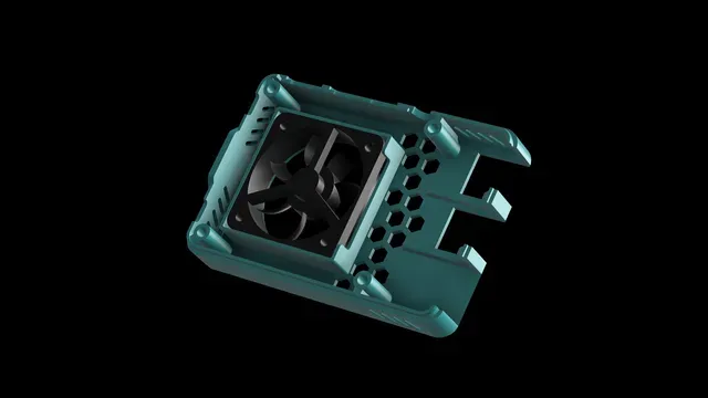 Hazi's Raspberry Pi 4 Case Lid + Ez Fan Mount / PoE-Hat Support — Фото 2 из 10