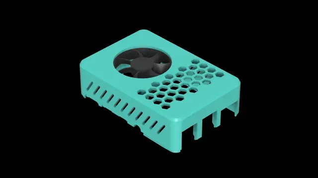 Hazi's Raspberry Pi 4 Case Lid + Ez Fan Mount / PoE-Hat Support — Фото 5 из 10