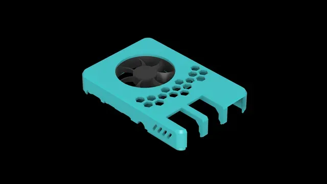 Hazi's Raspberry Pi 4 Case Lid + Ez Fan Mount / PoE-Hat Support — Фото 10 из 10