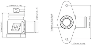 Subaru Blow Off Valve Flange Gasket