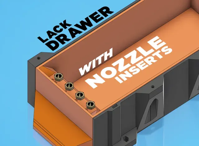(LEGACY) Lack Drawer With Nozzle Inserts