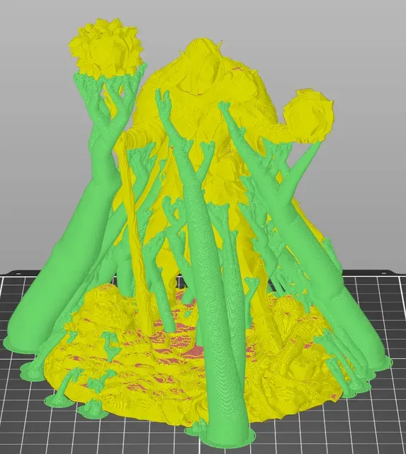 Vhorlath Realms – Elf – Verdant Druid of the Veiled Grove (Dark Fantasy 3D Printable Miniature STL) — Фото 7 из 7