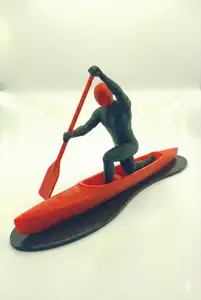 Canoeing Athlete Minimalist Square