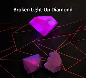 Broken Light-Up Diamond – Fantasy Prop for D&D and RPGs