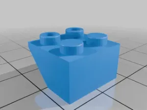 Lego compatible Roof Tile 45° 2x2 Inverted 3660