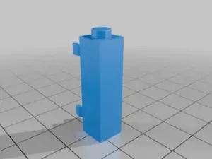 Lego compatible 1x1x3 modified 60583a