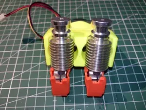 Dualextruder - 40mm fan mount adapter