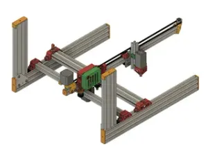Horizontal or Vertical Cantilever Diode Laser Engraver