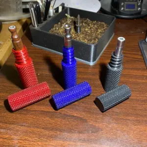 Knurled DynaVap Container for Most DynaVap Sizes