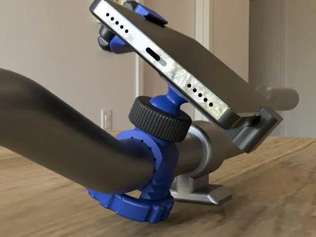 Handlebar/Tube phone mount (no screw!) — Фото 4 из 15