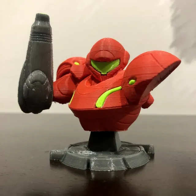 Samus from Metroid - Bust Statue — Фото 9 из 14