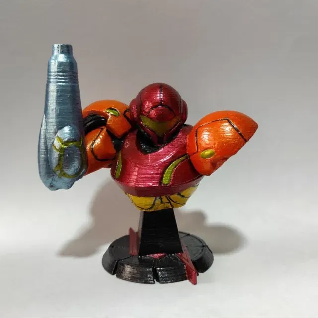 Samus from Metroid - Bust Statue — Фото 7 из 14