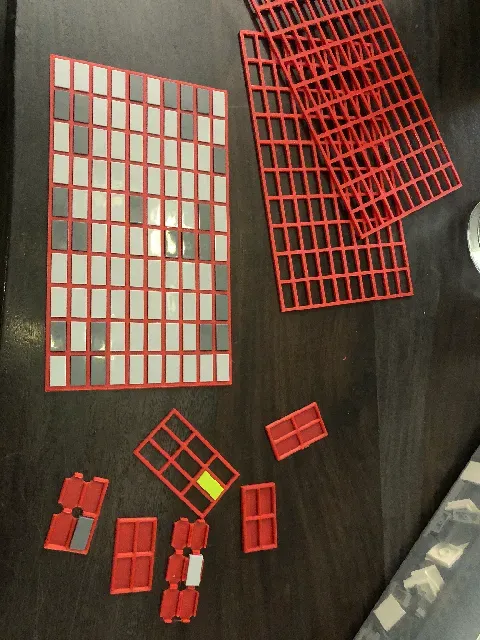 1x2 Tile template 100up