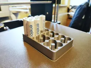 4x6 AA Battery Tray Z=16mm