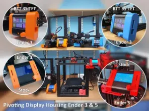 Pivoting Display for Ender 3 - Pro - V2 - Ender 5 - BTT 35TFT & Stock