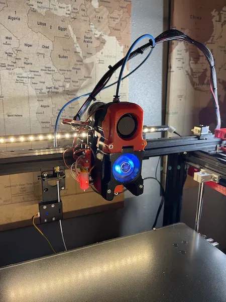 Voron Afterburner with Orbiter 1.5 and Volcano Hotend compatible with the BIQU Hermit Crab