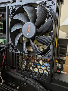 Ender 3 v2 PSU 120mm fan and wire terminal cover