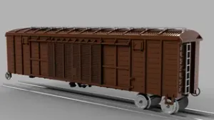 Russian boxcar series 11-270, HO scale