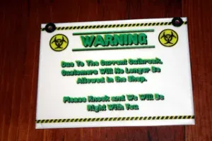 Plague Plaque - a COVID-19 Quarantine Sign