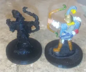 Replica of Ral Partha 02-014 High Elf Bowman