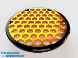5-Inch Honey Comb Coaster