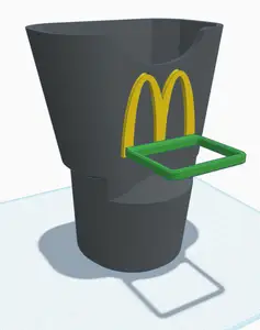 Sauce Holder for McDonald's Fries Cup Holder