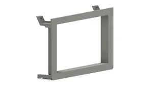 Saab 9-3 double DIN Radio mount