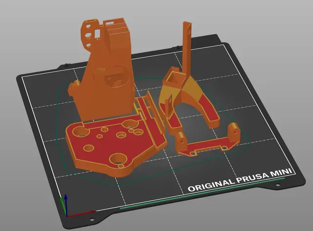 DanAnd's Mount for E3D Revo Micro, Sherpa-Mini, Creality Ender3, CR10 or Sunlu S8. Bowden-Setup and Direct-Extruder possible — Фото 19 из 21