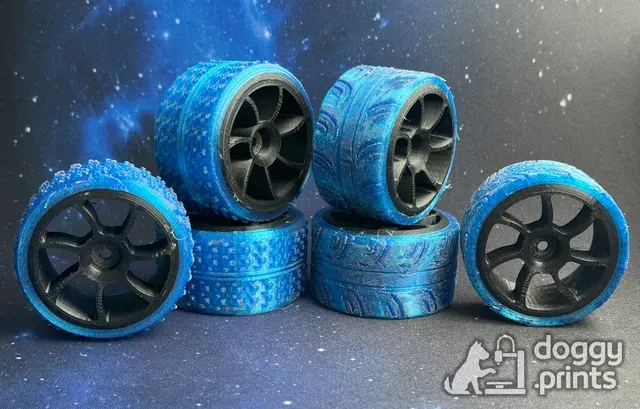 RC Car Offroad Knobby TPU Tires - Compatible with my Custom Wheels (12 mm Hex) — Фото 4 из 4