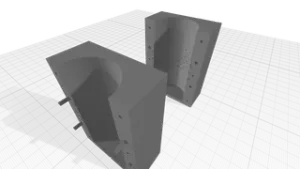 Parametric Candle Mold — Two-Part Rectangular Block