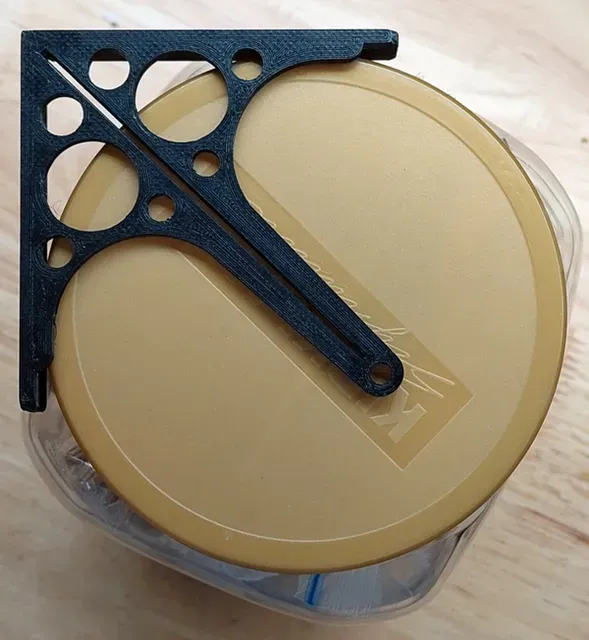 Center Marker Finder / Gauge / Template, 90 & 45 Degree Square & Protractor, for Dowels, Square Stock, etc. - UPDATED: 6 Slots Widths — Фото 10 из 15