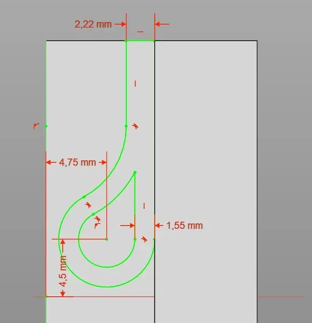 Anet A6 A8 Y-Axis GT2 Belt Holder (customizable / parameterized) — Image 5 of 18