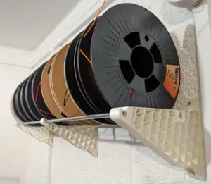 Metal Rod Spool Shelf Bracket