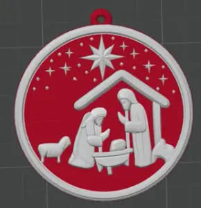 Nativity Scene Ornament